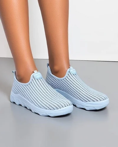 Royalfashion Damen Slip-On Stoff Sportschuhe Eraste