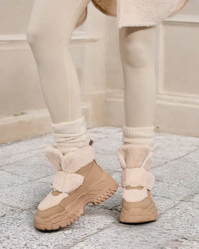 Жіночі снігоступи Royalfashion з овчиною Segulla