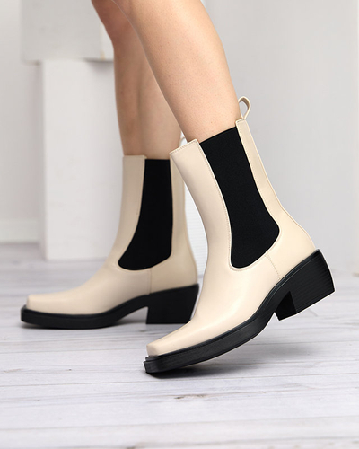 Beige Damen-Stiefel Darran - Footwear