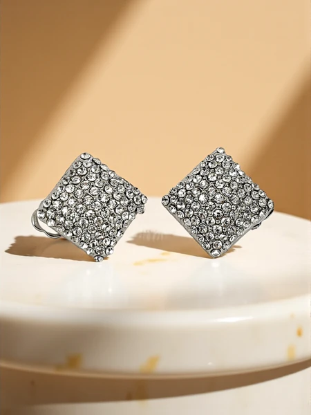 Royalfashion Кліпси сережки жіночі з цирконами