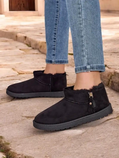 Royalfashion Kurzstiefel, die den Damen Schneestiefeln ähneln Fefoz