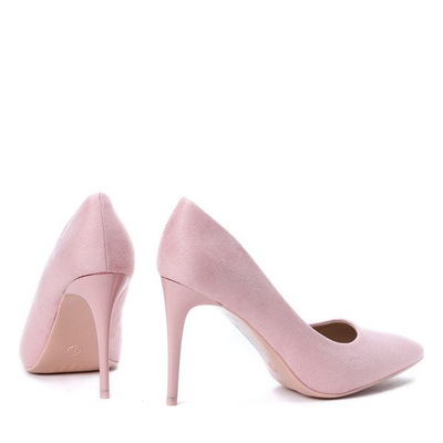 Różowe czółenka na szpilce Loretta - Obuwie