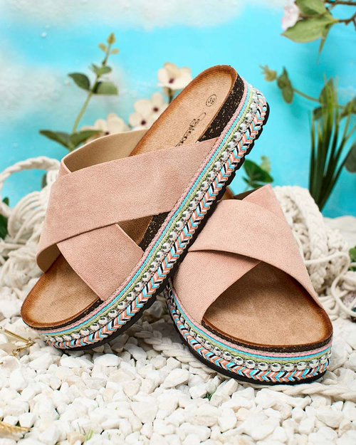 Royalfashion Жіночі шльопанці на плоскій підошві Tomlla