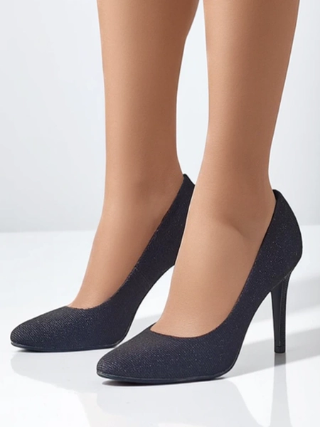 Royalfashion Glitzernde Damen-Stiletto-Absätze Enen