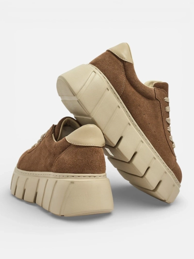 Sportliche Damen-Sneakers aus Naturleder Eller