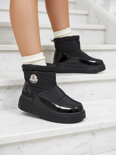 Royalfashion Damen-Schneestiefel in schwarzer Farbe Ademra