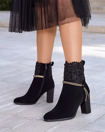 Royalfashion Women's Ercce Stiletto Boots