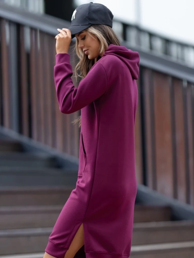 Royalfashion Viskose-Sweatkleid mit Kapuze