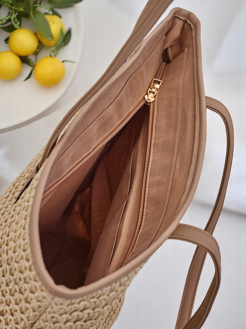 Royalfashion Велика солом'яна жіноча сумка Solea Bag