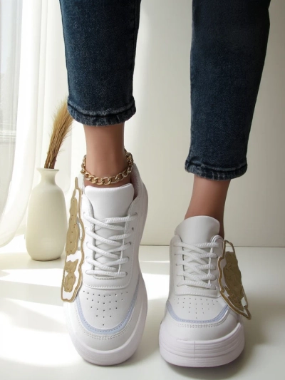 Royalfashion Frauen Sneakers mit dekorativem Obermaterial Nendales