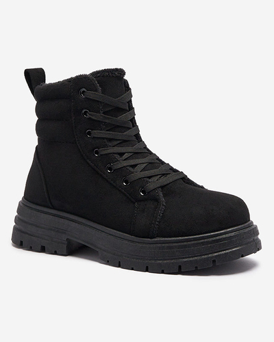 Isolierte Trapper-Stiefel für Damen in schwarzer Farbe Tivica - Schuhe