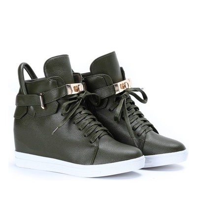 Zielone sneakersy Singlea- Obuwie
