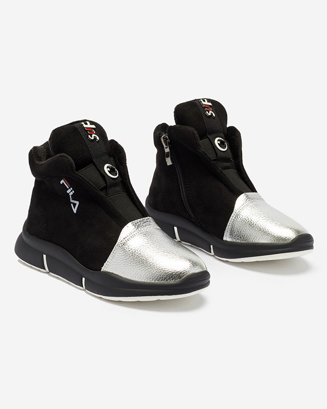 Zweifarbige Mädchenstiefel Erronti - Schuhe