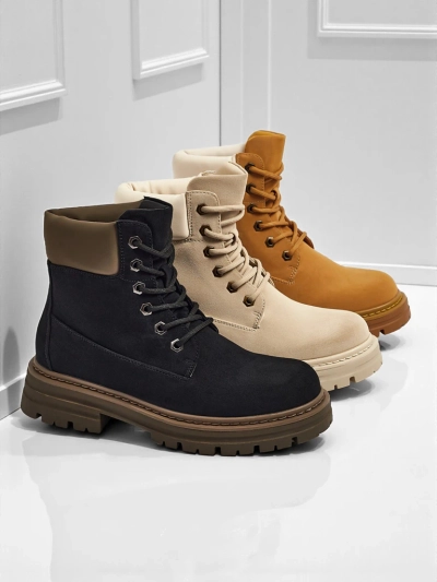 Damen Trapper Stiefeletten Avienne