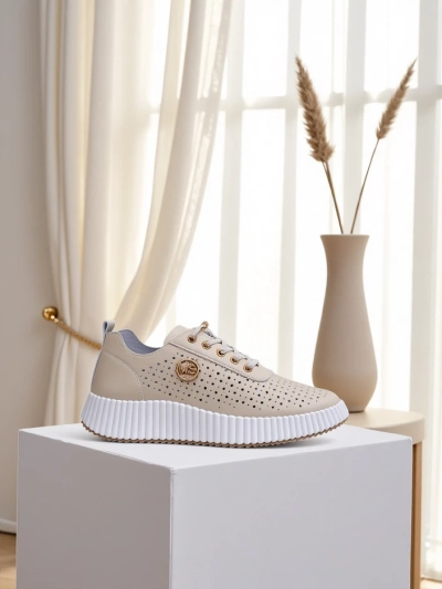 Royalfashion Damen sportliche Schnürsneaker Jovenes