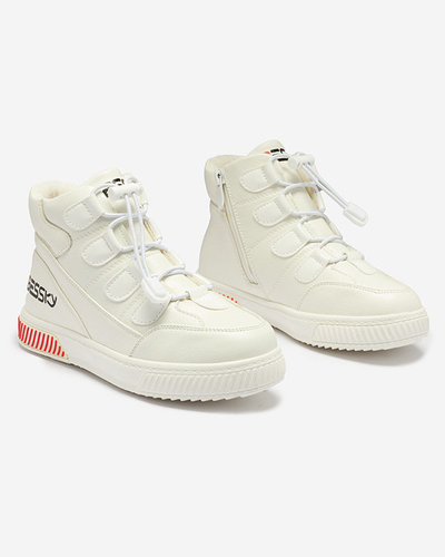 Weiße Sportstiefel für Kinder Imrinn- Footwear