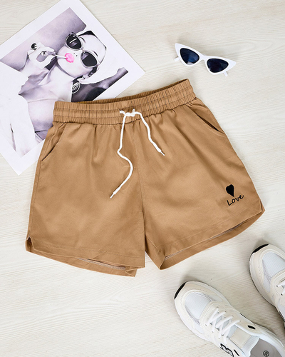 Royalfashion Kurze Damen-Shorts aus Baumwollstoff