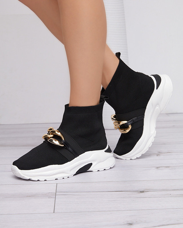 High Deveris Schwarze Sneaker für Damen - Schuhe