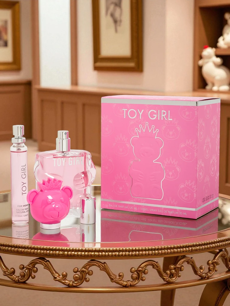 Set Inspiriertes Eau de Parfum und Damen-Parfum Toy Girl Pink