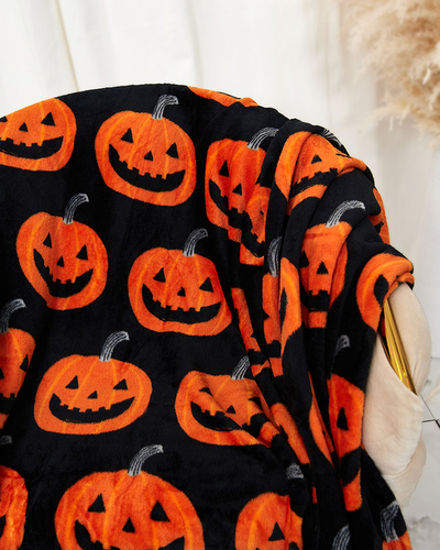 Royalfashion Halloween-Decke Tagesdecke mit Kürbissen 160x200