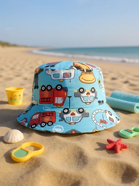 Royalfashion Kinder-Bucket Hat Happy Patches