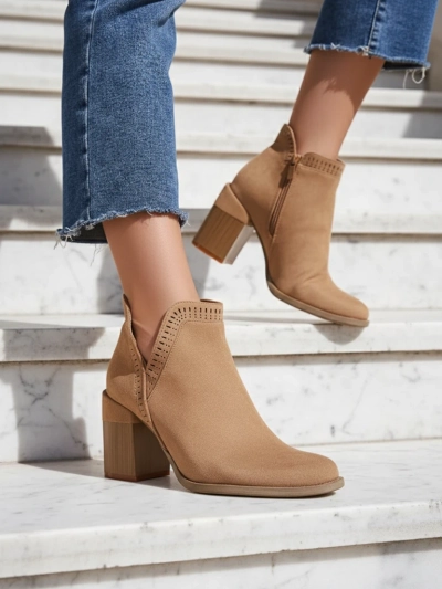 Royalfashion Damen Stiefeletten mit Absatz Vettot