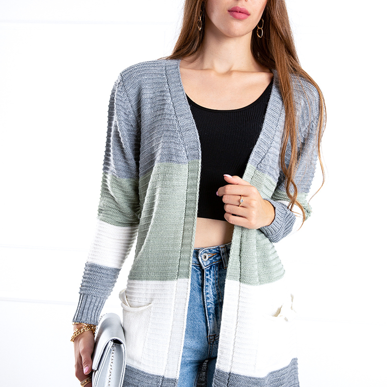 Bunte Damen Pullover mit Taschen - Kleidung