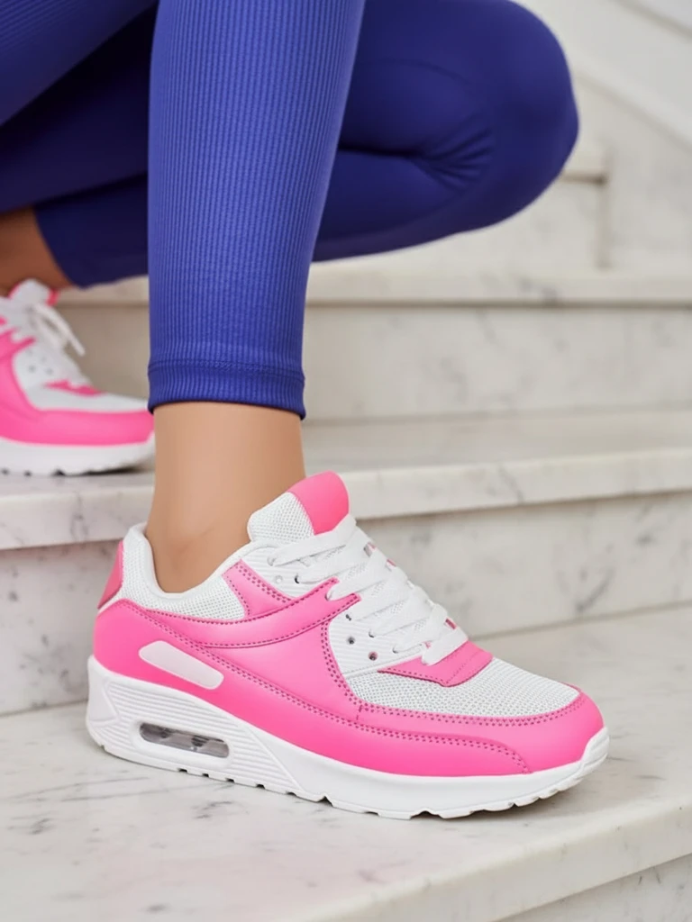 Sneakers Valentina Rosa Stilvoller Komfort