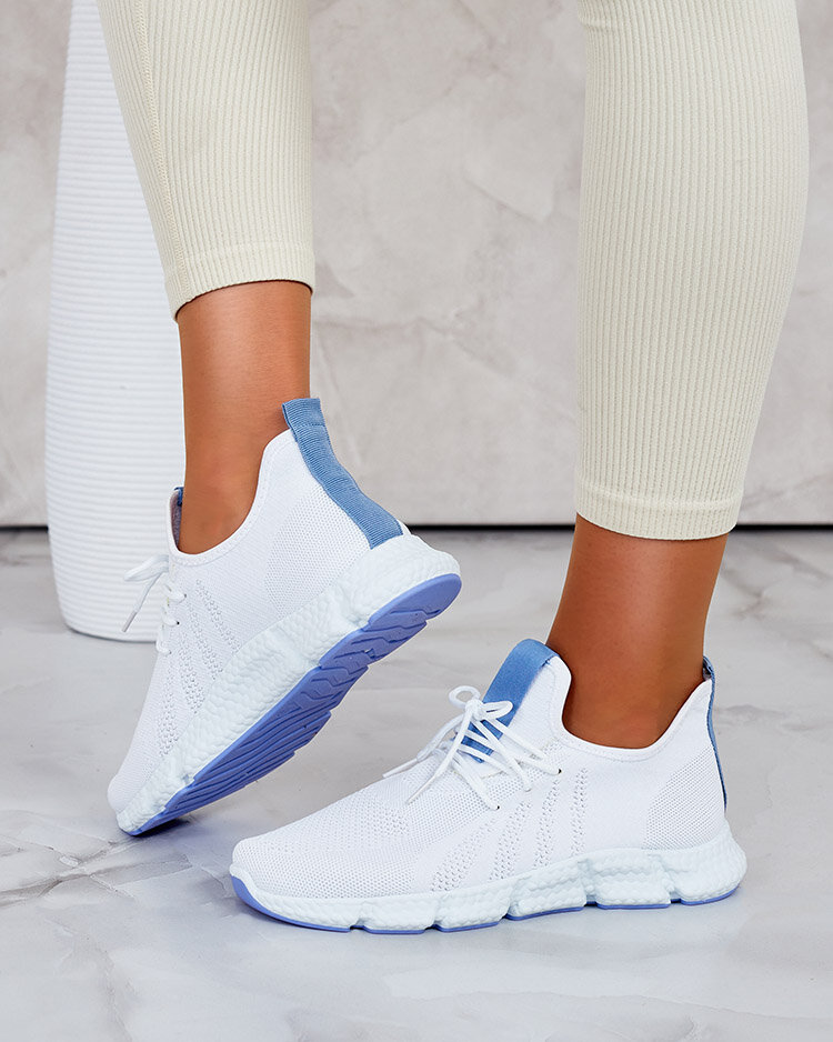 Baym Damen-Sportschuhe in Weiß und Blau - Schuhe