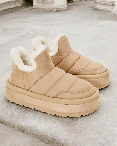 Royalfashion Damen Zoeno kurze Stiefel a'la Schneestiefel