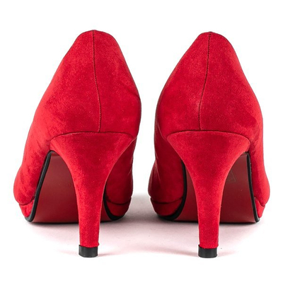 Червоні туфлі на каблуці Vernazza - Взуття 