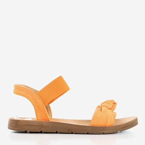 Неоранжеві червоні сандалі - Взуття 1