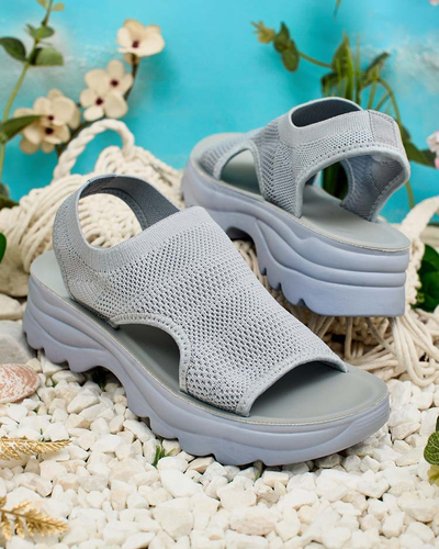 Royalfashion Damen Sandalen mit Schaft Viss