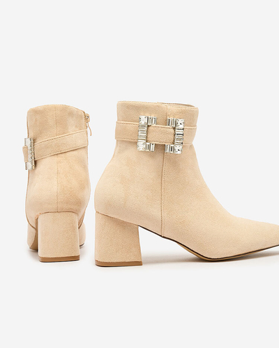 Royalfashion Beige Damenstiefel Masemart