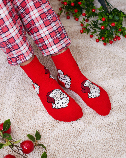 Royalfashion Чоловічі різдвяні довгі шкарпетки