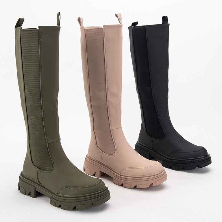 Grüne Damen Stiefeletten Promase - Schuhe