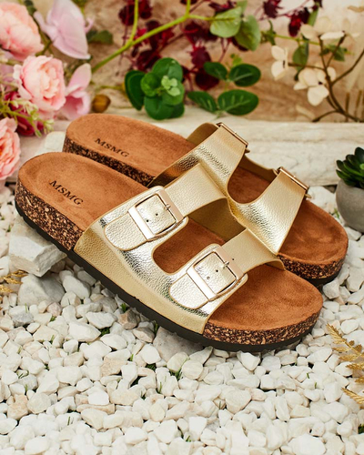 Royalfashion Women's Rill flache Sohlen Flip-Flops