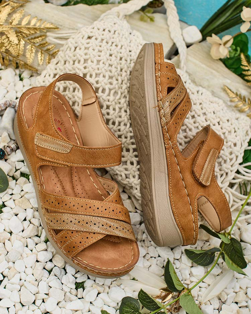 Royalfashion Жіночі босоніжки на липучках Liu