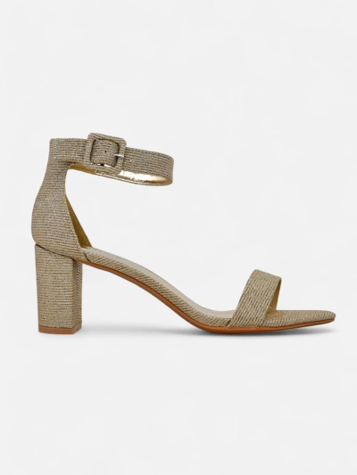 Royalfashion Glitzer Damen Sandalen Montrea