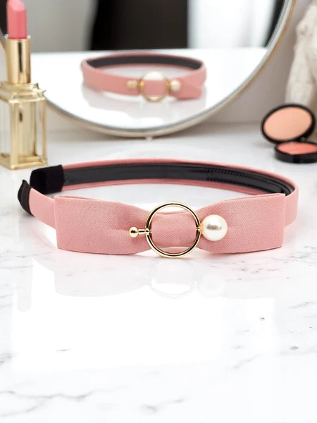 Royalfashion Haarreif mit Schleife und Broschen-Schleifenanhänger