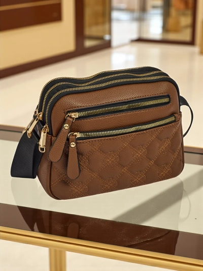 Kleine Damenhandtasche aus Öko-Leder Ebony Glow