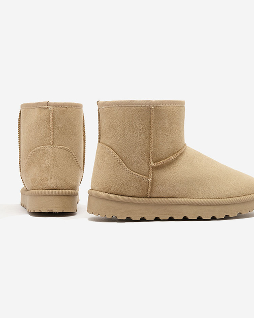 Чоботи Royalfashion Коричневі черевики а-ля снігоступи для жінок Nerlea