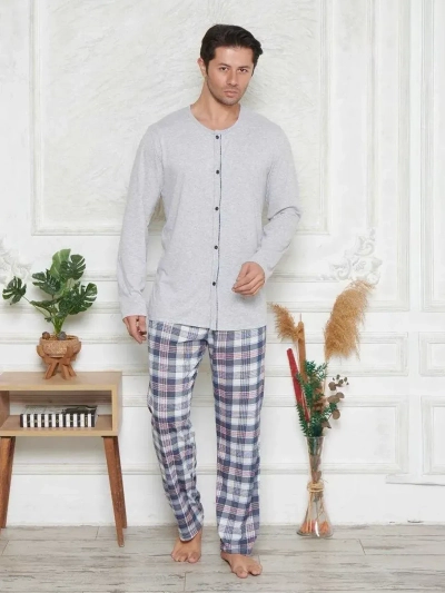 Royalfashion Baumwollherrenpyjamas