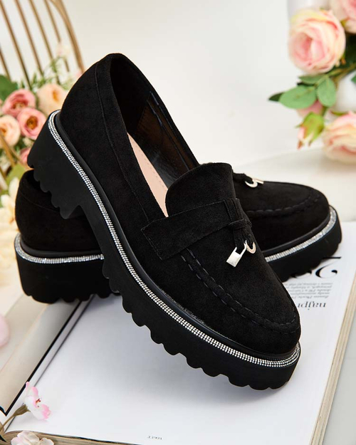 Royalfashion Жіночі мокасини з цирконами Ali