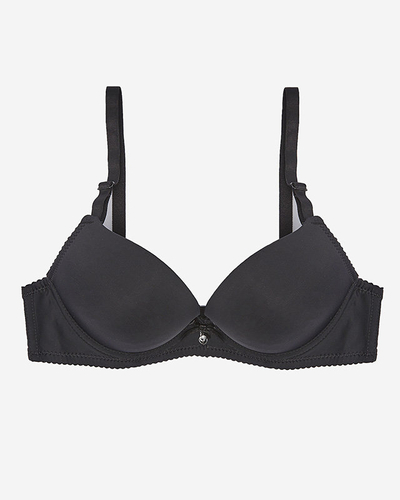 Glatter Push-up-BH für Damen in Schwarz - Unterwäsche