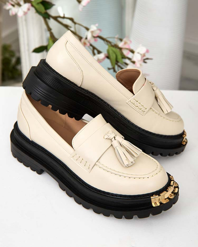 Royalfashion Жіночі мокасини з китицями Fresosne