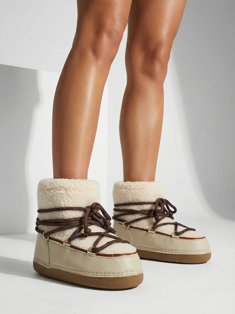 Damen Schneestiefel mit Fell Uvella