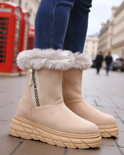 Royalfashion Damen Schneestiefel Zebio