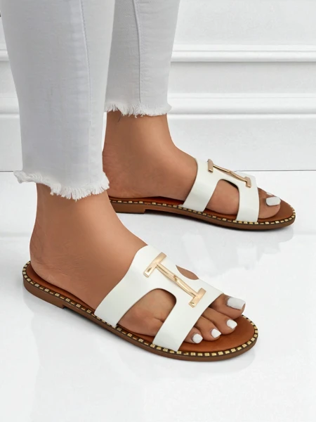 Royalfashion Damen Sandalen mit flacher Sohle Maya Louise