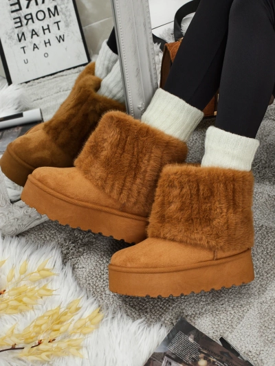Damen Schneestiefel mit Fell Irelle